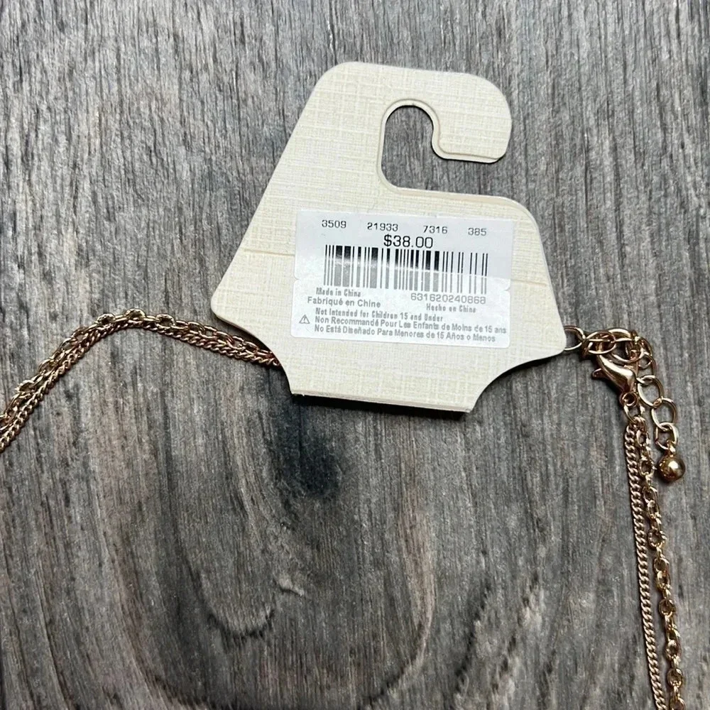 Van Heusen van necklace teal